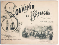 Souvenir de Bretagne. Costumes de Cornouaille.