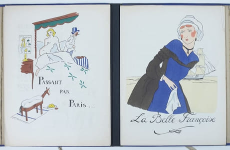 Cahier de Chansons de Jean-Louis Postollec et de Jean La Pipe, quartiers-maîtres à bord de la Scabreuse.
