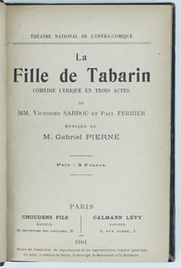 La fille de Tabarin. 