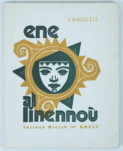 Ene al linennoù, ar skeudennoù ivez gantañ.