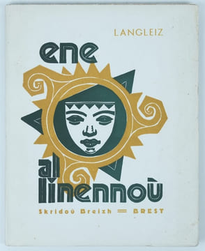 Ene al linennoù, ar skeudennoù ivez gantañ.. LANGLEIZ [LANGLAIS, Xavier de].