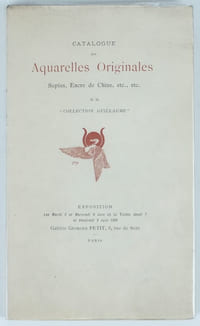Catalogue des aquarelles originales de la "Collection Guillaume".