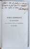Notice historique et statistique sur la baronie, la ville et l'arrondissement de Foug&egrave;res.. BERTIN, Am&eacute;d&eacute;e / MAUPILL&Eacute;, L&eacute;on.