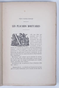 Vieux Papiers rennais — Les Placards mortuaires.