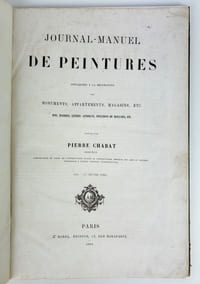 Journal-manuel de Peintures appliquées à la décoration des monuments, appartements, magasins, etc.