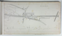 Recueil de 37 plans techniques de gares de la ligne Lyon-Marseille (future ligne Paris-Lyon-Méditerranée).