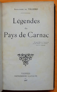Légendes du Pays de Carnac.