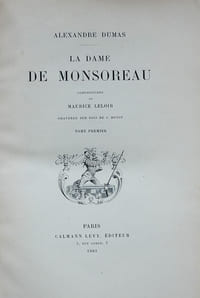 La Dame de Monsoreau.