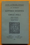 Lettres in&eacute;dites &agrave; &Eacute;mile Zola.. HUYSMANS, Joris-Karl.