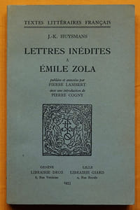 Lettres inédites à Émile Zola.