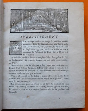 Recueil de Jurisprudence civile du Pays de droit écrit et coutumier par ordre alphabétique.. ROUSSEAUD DE LA COMBE, Guy du.