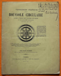 Expériences pratiques de la Boussole circulaire faîtes à bord des navires de l'État et de la Marine marchande.
