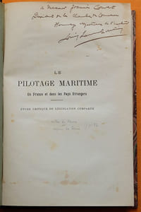Le Pilotage Maritime en France et dans les Pays Étrangers.