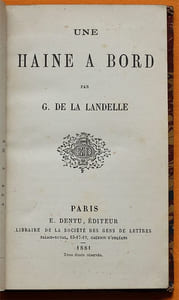 Une Haine à bord.