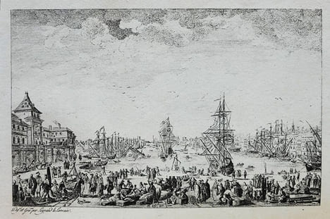 Les Ports de France peints par Joseph Vernet et Huë ; dont les tableaux enrichissent la Galerie du Sénat Conservateur, au Luxembourg.. [MIGER, ...