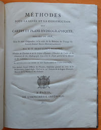 Méthodes pour la levée et la construction des cartes et plans hydrographiques.