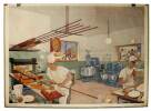 Backstube - Chez le boulanger - Dal panettiere - Bake-House.. Buzzi, Daniele (1890-1974):