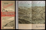 Alpen-Panorama vom Stanserhorn, 1900 Meter über Meer.. Hubacher, H.: