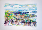 (Stadt mit See).. Iten, Karl (1922–1994):