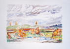 Herbstllandschaft in der Schwand.. Iten, Karl (1922–1994):