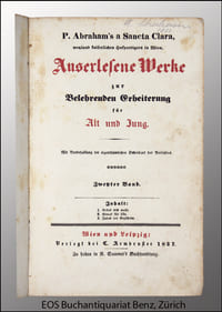 Auserlesene Werke zur Belehrenden Erheiterung für Alt und Jung (...) Zweyter Band. 1. Gerhab dich wohl. 2. Etwas für Alle. 3. Judas der Erzschelm.