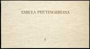 Tabula Peutingeriana. Codex Vindobonensis 324. Vollständige Faksimile-Ausgabe im Originalformat.. 