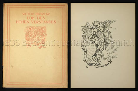 Lob des Hohen Verstandes. Ein Umriss zur morphologie des Menschen nebst Anmerkungen und einer Einführung.. Kokoschka. - Dirsztay, Victor: