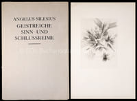 Geistreiche Sinn- und Schlussreime. Von Johann Angelus Silesius, mit sechs Kupferstichen von Moehsnang.