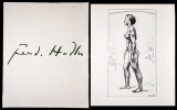 3 (von 4) Lithographien. (Nachdruck von den Originalsteinen).. Hodler, Ferdinand: