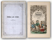 Blüthen und Früchte. 212 Erzählungen, Beschreibungen und Gedichte, gesammelt und herausgegeben von E.G. Adrien. - Fleurs et fruits choix de lectures allemandes destinées al l'enfance. 212 récits, contes, descriptions et poësies suivis d'un dictionnaire allemand-français.