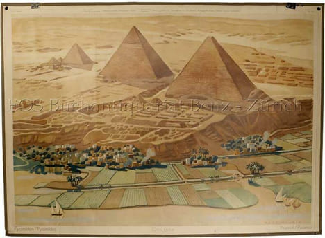 PyramidenPyramiedes - Orbis pictus - Piramidi/Pyramid.. Martin, René (1891-1977):