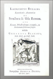 Exercitatio anatomica de structura usu renum. Cui renum monstrosorum exempla, ex medicorum celebrium scriptis addidit Gerardus Blasius.