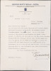 Deutscher Verleger (1878–1956). Signierter Brief in Typoskript – Gotha 7. Dez. 1932.. Klotz, Leopold: