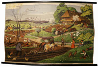 Frühling auf dem Lande. - Le primtemps à la campagne. - La primavera in campagna.