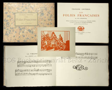 Les Folies Françaises ou Les Dominos. Edition nouvelle précédée d'un Avertissement par Vincent d'Indy, et ornée de compositions de Maxime Dethomas, gravées sur bois par Léon Pichon.