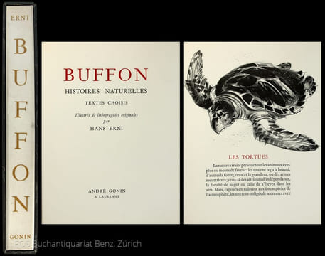 Button - Histoires naturelles.. Erni.- Georges-Louis Leclerc de Buffon.