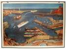 Meerhafen - Port de mer - Porto di mara - A seaport.. Latour, Jean (1907-1973):