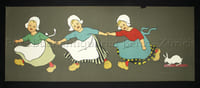 (3 spielende Mädchen).