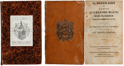 De gestis Alexandri Magni Regis Macedonum libri qui supersunt octo. Adiecta sunt nova librorum argumenta et diversitas lectioneis Freinshemianae. Ad fidem codicum manuscriptorum recensuit Car. Timoth. Zumptius.