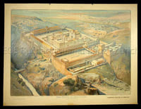 Der Tempel zu Jerusalem zur Zeit Christi. (Nach Schick).