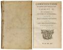 Constitution de notre Saint Père le Pape Clement XI. du 8. de septembre 1713. En latin et françois avec des observations sur les propositions ...