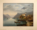 Vue du lac de Brienz.. Weber, Lukas (1811-1860):