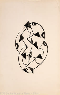 (Komposition von Kreisen und Dreiecken).. Eckertz, Waldemar (1878–1947):