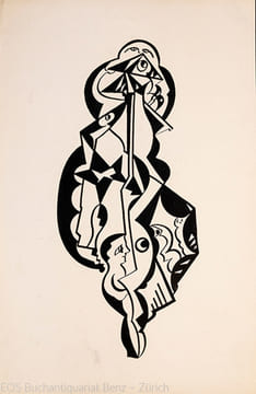 (Augen und Gesichter – Komposition).. Eckertz, Waldemar (1878–1947):