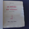 Les aventures du roi Pausole. Pierre Louys J L Poulain