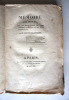 Mémoire sur procès avec des éclaicissemens sur divers évenemens politiques , et des pièces justificatives . Jean-Claude Hippolyte Méhée Delatouche