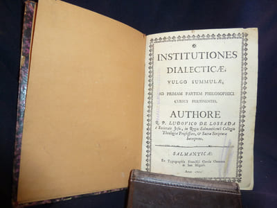 Institutiones dialecticae vulgo summulae, ad primam partem philosophia cursus pertinentes
