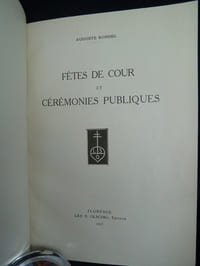 Fêtes de Cour et Cérémonies Publiques
