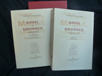MANUEL DE BIBLIOPHILIE Tomes I & II