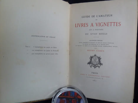 Guide de l'amateur de livres à vignettes (et à figures) du XVIIIème siècle. Cohen Henry
